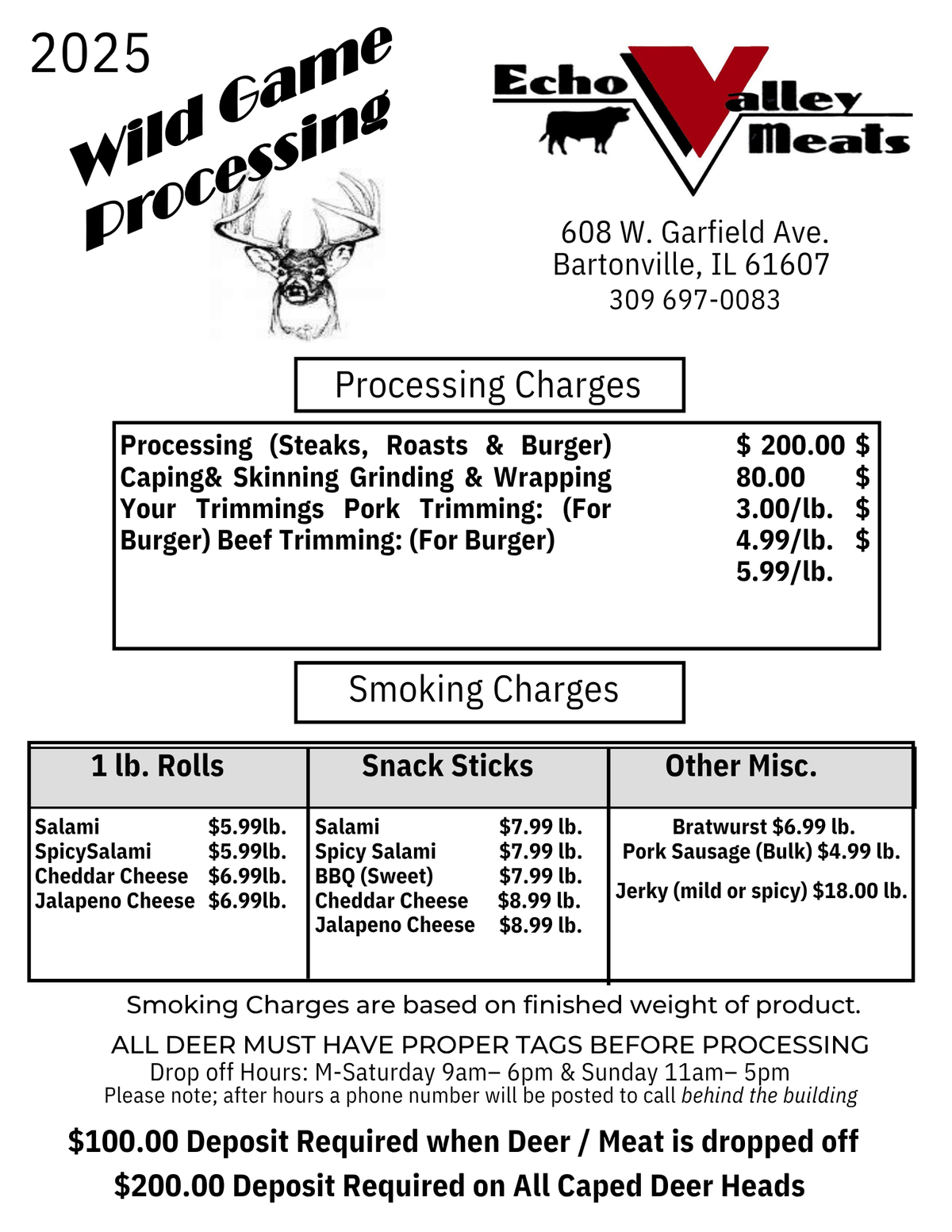 Deer Processing