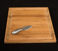Cutting Board & Cheese Knife Set