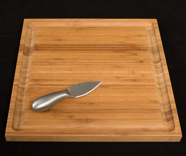 Cutting Board & Cheese Knife Set