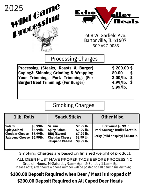 Deer Processing
