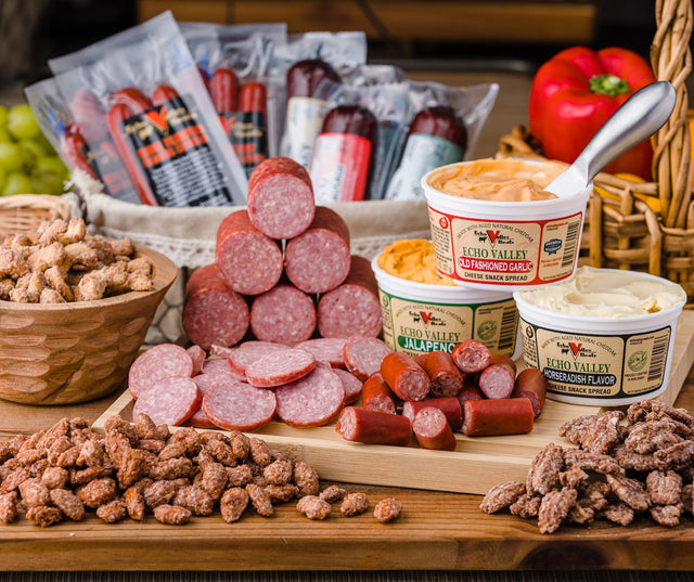 Sausage, Sticks, Cheese & Gourmet Nuts 24pc Set