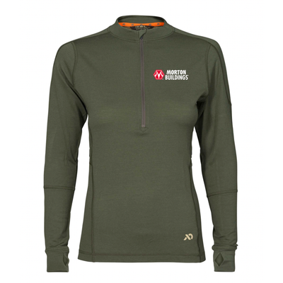 Ladies Wick 1/4 Zip - Color: Conifer